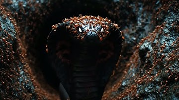 The Crimson Swarm: How Thousands of Fire Ants Drove a Titan Serpent Into Darkness!