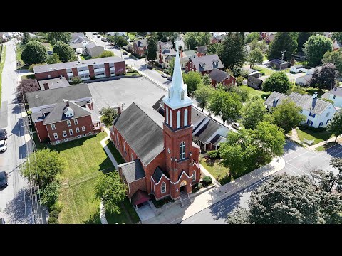 FPV Drone Tour of St. Michael The Archangel Catholic Church - Hollidaysburg - PA