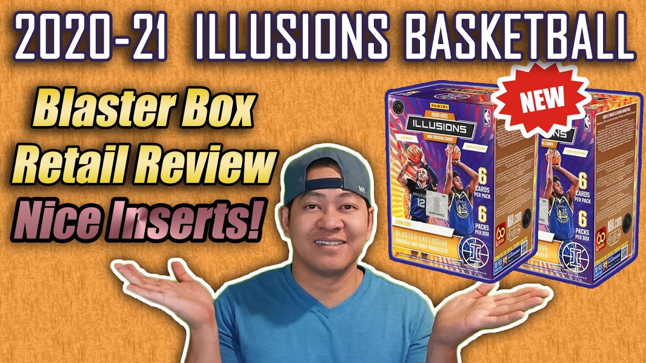 2020-21 Illusions Basketball Blaster Boxes Retail Review - Nice Inserts!