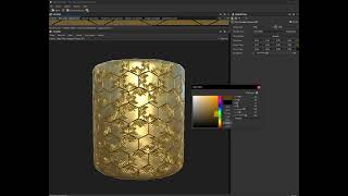Tiles Hexagon Flowers 001 - Substance Designer