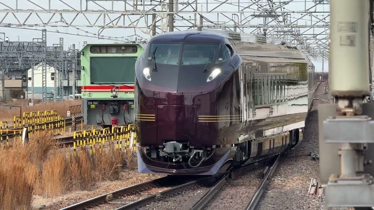 【KY出場回送】E655系なごみ（和） 編成の到着シーン（回9126M）