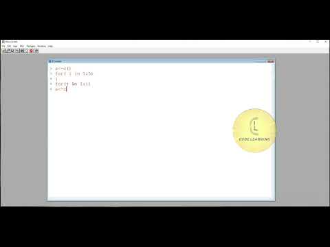 R | Printing pattern #10 | CodeLearning