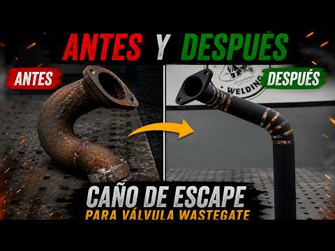 como hacer un escape para una valvula WASTEGATE?