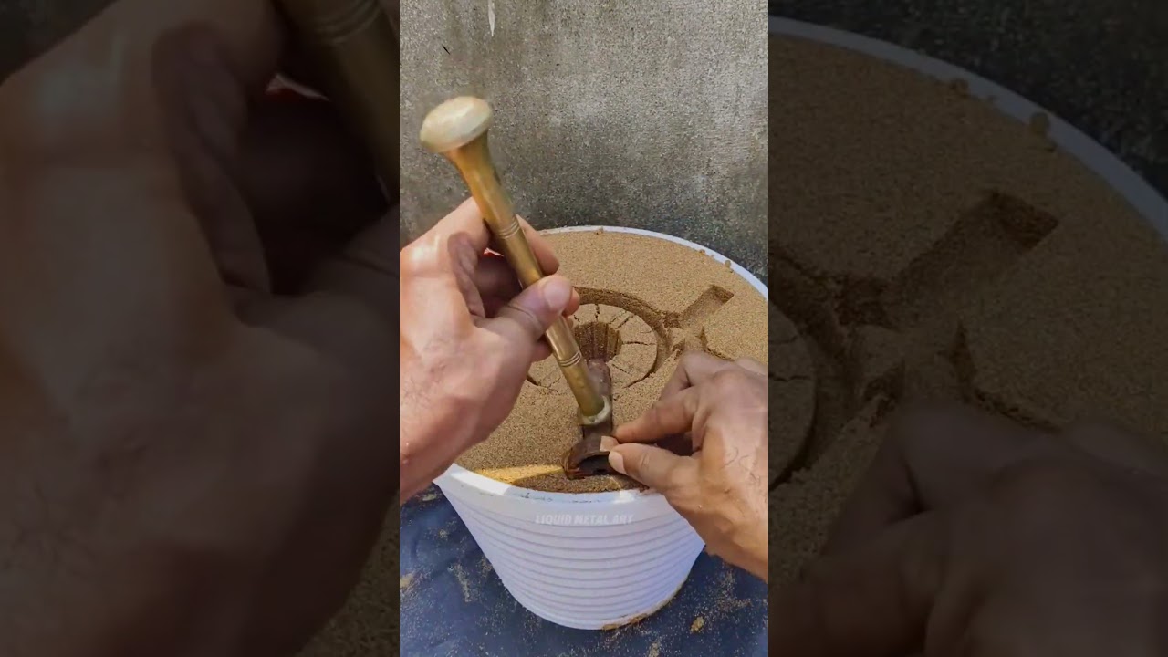 Arte en Metal: Cómo Crear Formas con Fundición en Arena" 