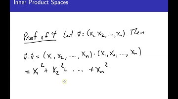 Inner Product Spaces