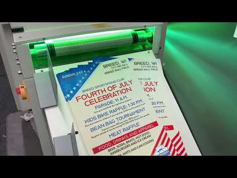 UV coating custom printed posters