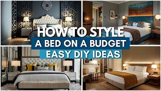 HOW TO STYLE A BED LIKE A DESIGNER! 🛏️ Budget Friendly + Easy to Recreate! (4 DIY Bed Ideas)