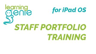 iPad App | Staff Portfolio Training screenshot 3