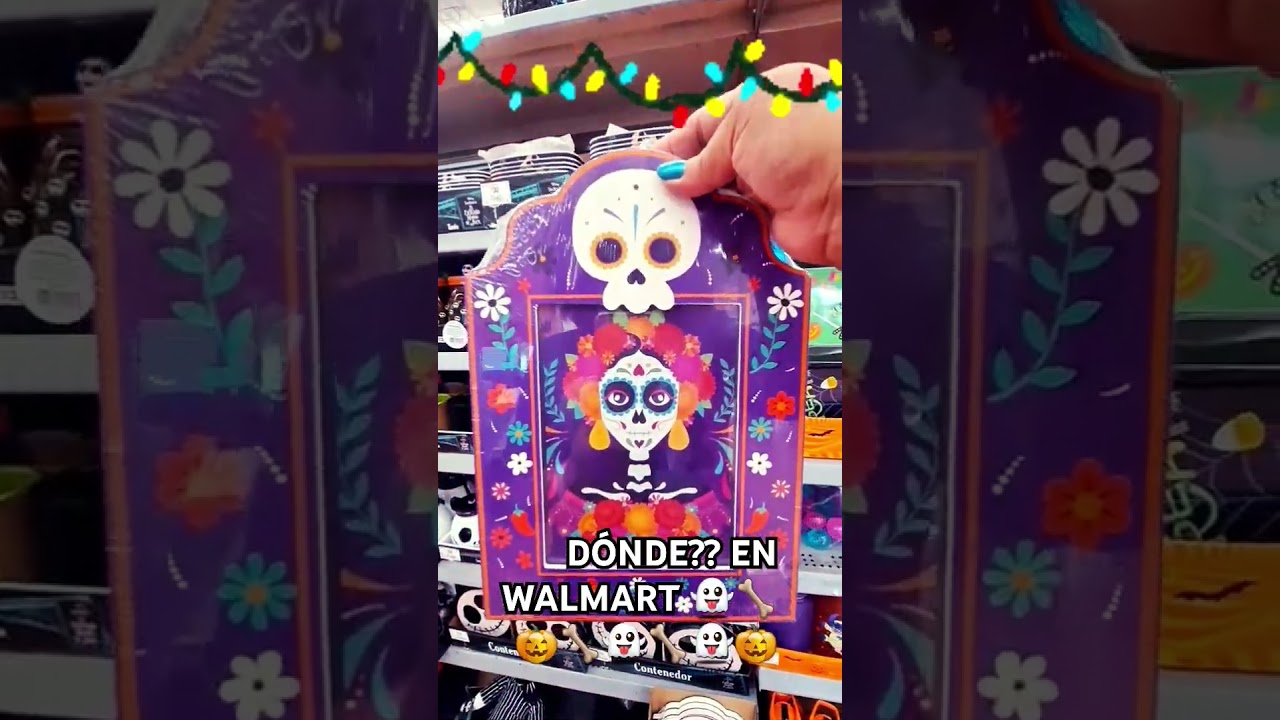 Artículos De Hallowen y Dia De Muertos! En WALMART PRICHOS 🦴👻👻👻🎃🎃👿