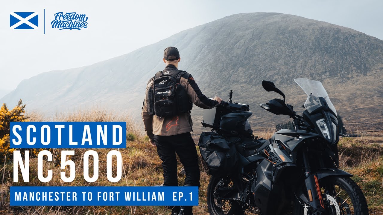 The world's best motorbike route North Coast Scotland NC500 Ep. 1