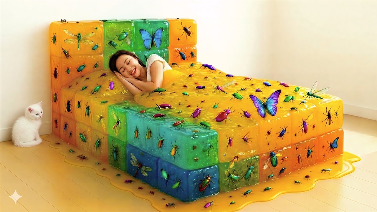 Which Dream Bed Would You Jump? 🛏️ ✨ ultimate Oddly Satisfying AI ASMR