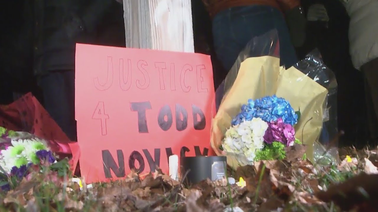 Vigil held for Todd Novick, man fatally shot by Rochester police - YouTube