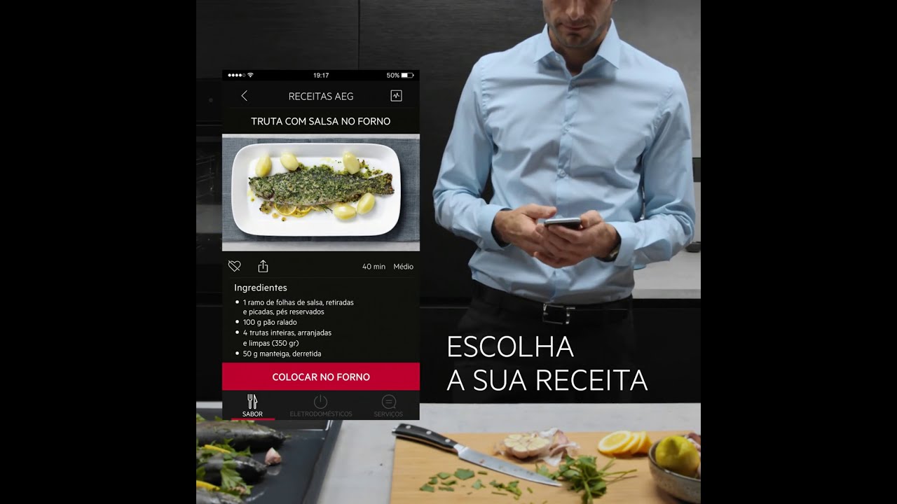 Forno SteamPro com câmara CookView AEG