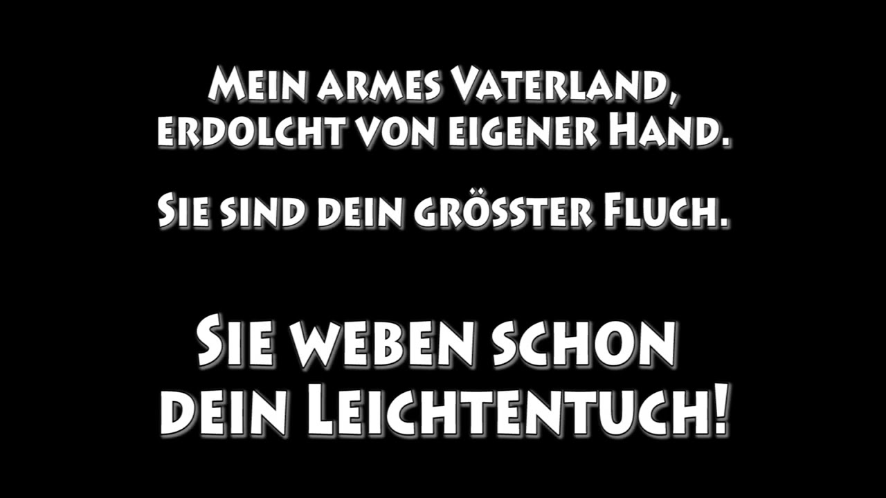 Division Germania - Intro + Unser Leichentuch - Lyric Video