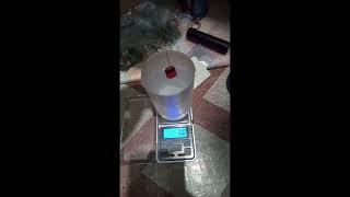 Specific gravity of synthetic gems or laboratory gems
