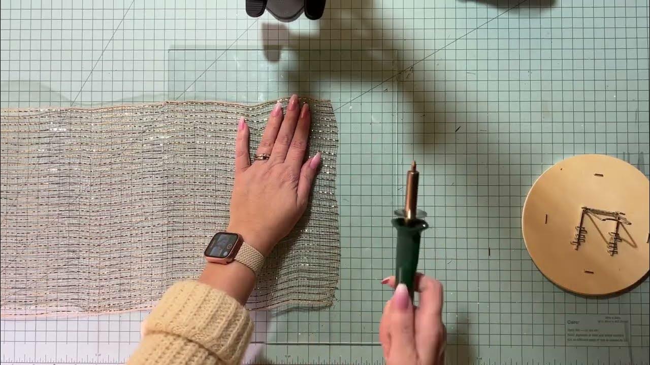 How to Cut Deco Mesh Without Fraying How to Cut Deco Mesh with a Wood