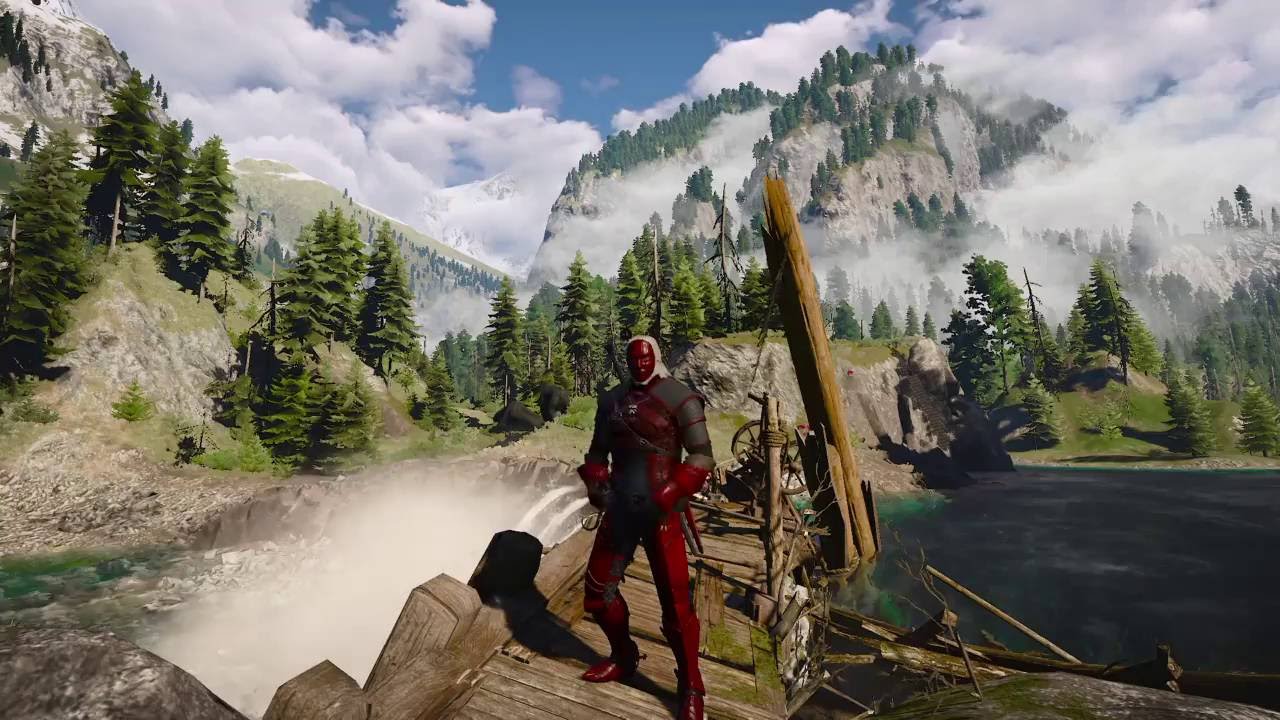 Witcher 3 Ambient Screensaver - Vampire Viper on Gwenllech River
