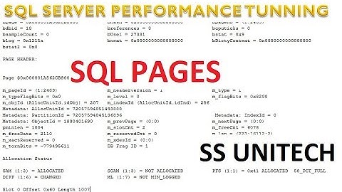 sql server pages and extents | Types of Sql pages | Sql server performance tuning Part 8