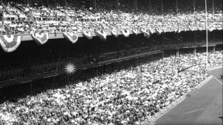 New York Yankees play against San Francisco Giants and win the 1962 baseball Worl...HD Stock Footage