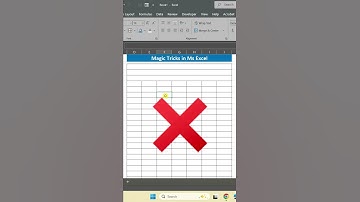 Magic Tricks in Excel  #shorts #excelvideo