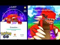 I used shadow groudon in go battle league in the great league
