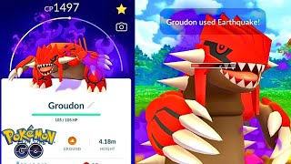 I Used Shadow Groudon in Go Battle League in The Great League