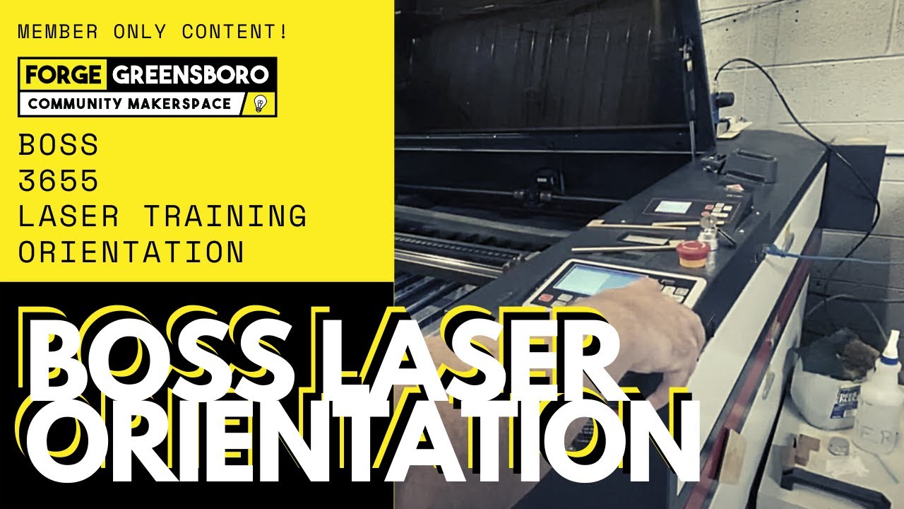 HP-3655 Co2 Laser Cutter and Engraver - Boss Laser