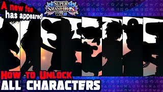 How To Unlock All 8 Characters in Super Smash Bros. for Wii U!