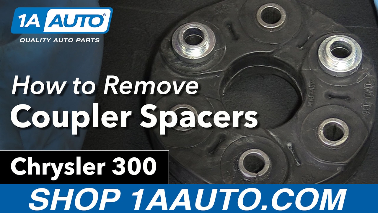 How to Replace Driveshaft Coupler Spacers 0510 Chrysler 300 YouTube