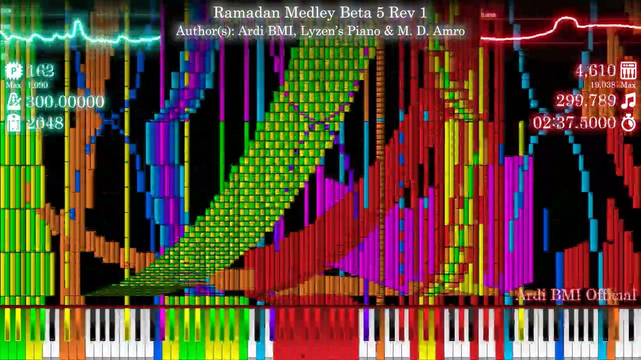 [Black MIDI] Ramadan Medley 2025 B5R1 | 3.27 million notes