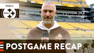 Browns at Steelers Postgame Recap | Cleveland Browns