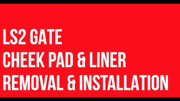 HOW TO REMOVE AND INSTALL CHEEK PADS & LINER LS2 GATE
