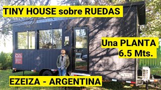 ¿Qué tiene esta TINY HOUSE sobre RUEDAS en UNA PLANTA? Ezeiza  Buenos Aires, Argentina