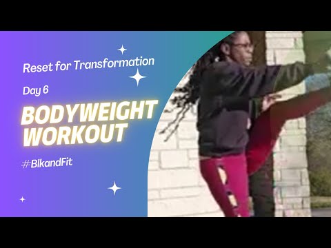 Day 6: Reset Workout: Bodyweight