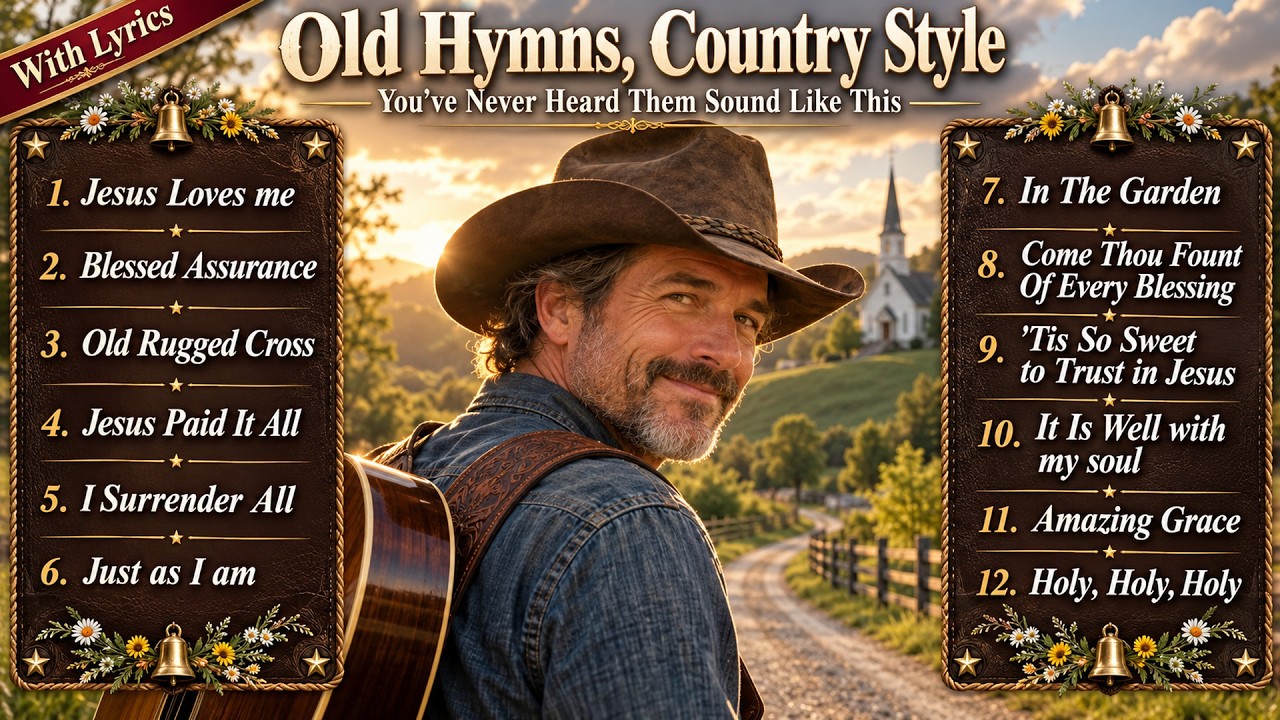 Old Hymns, Country Style | You've Never Heard Them Sound Like This (with Lyrics) auf YouTube ansehen Old Hymns, Country Style | You've Never Heard Them Sound Like This (with Lyrics) auf YouTube ansehen