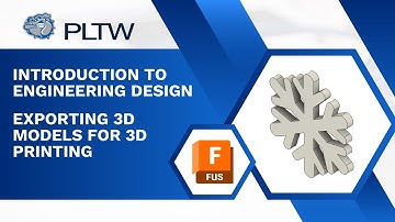 PLTW IED - Autodesk Fusion - Exporting Models for 3D Printing
