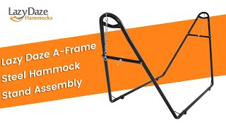 A-Frame Steel Hammock Stand - Assembly Instructions | Lazy Daze