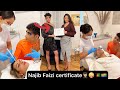 نجیب فیضی هم داکتر تمیز کردن وه لکه پاک کردن صورت شودNajib Faizi Got Certificate