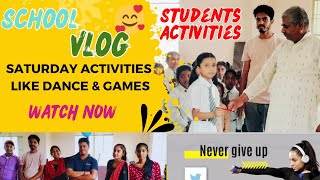 School activities for kids like Dance & Games 🎮baccho ka Dance  or khale🥰  school life. #trending