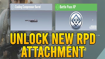 HOW TO UNLOCK COOLING COMPRESSOR BARREL ATTACHMENT FOR RPD? | COD MOBILE