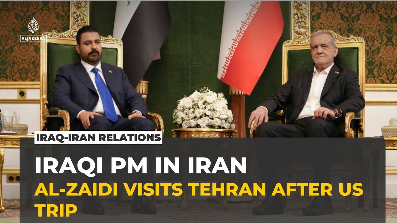 Iraq PM Ali al-Zaidi visits Iran after Washington trip amid regional tensions