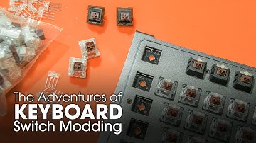 RGB (literally) STOPPED ME from using these switches - Kailh Box Brown Mechanical Switch Mod.