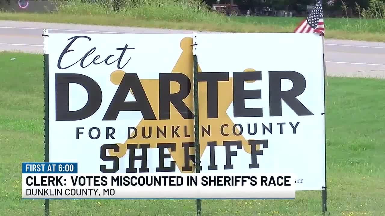Clerk: Votes miscounted in sheriff’s race