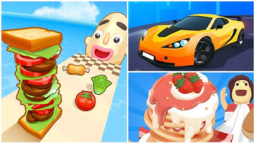 Sandwich Runner All Level Walkthrough iOS,Android Gameplay New Game Update Pro Gaming Mobile R1BX6UE