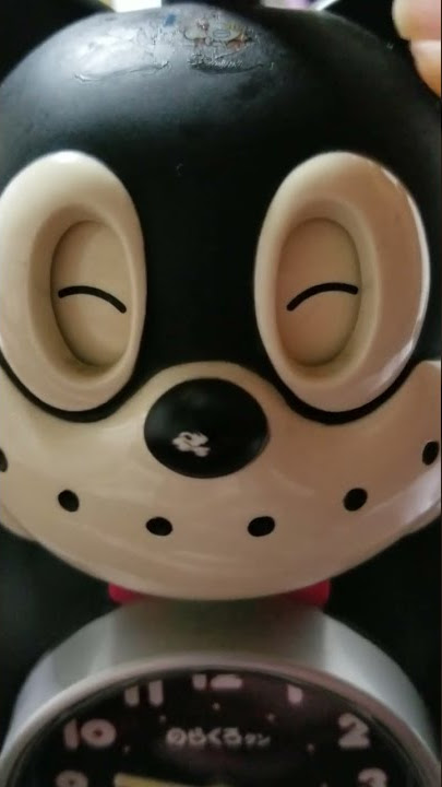 のらくろ目覚まし「今日も元気でね！」Have a nice day!
