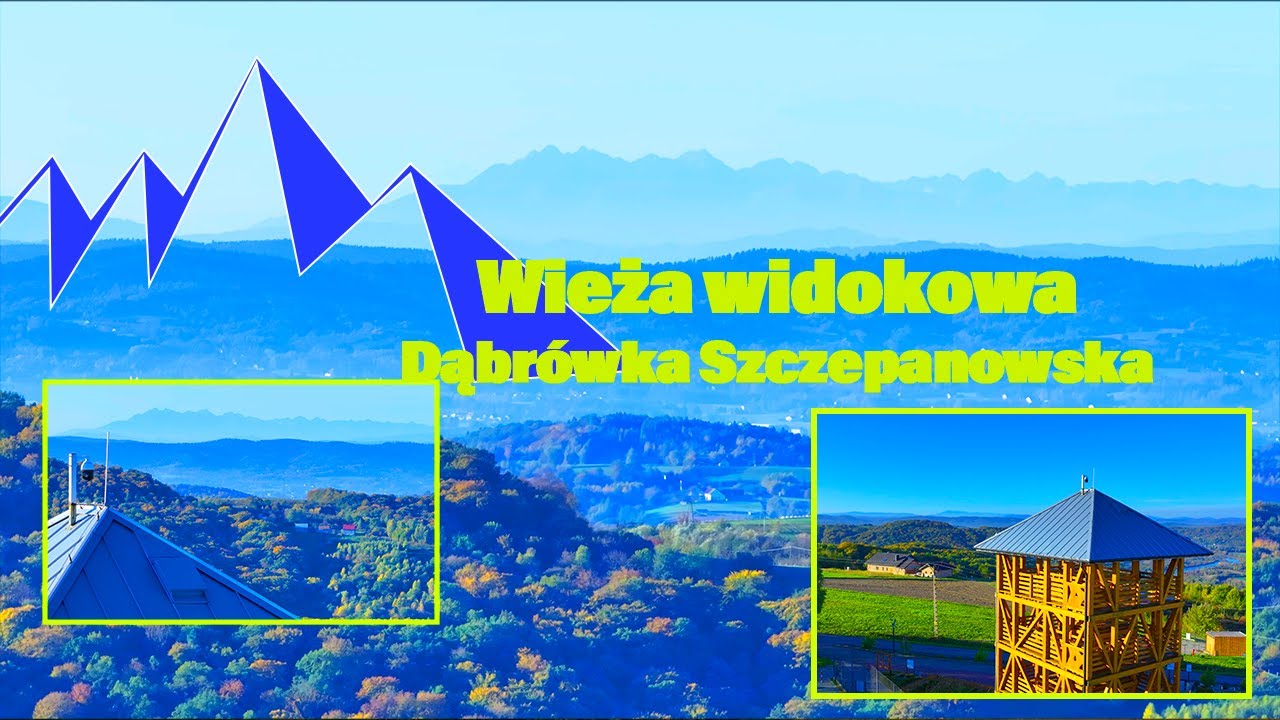 #Tatry #Tarnów #Wierzchosławice SAG🗼Dąbrówka Szczepanowska 🏔️ Tatry 🗼 Observation Tower 4K 60fps