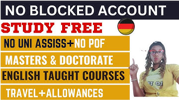 NO TUITION FEE/ NO BLOCKED ACCOUNT/ NO UNI-ASSIS FOR MASTESRS & DOCTORATE