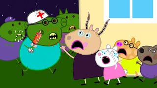 Zombie Apocalypse, Zombie Appears To Visit Peppa Pig City‍♀ | Peppa Pig Funny Animation