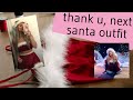 how to create a santa outfit like ariana grande's from thank u, next