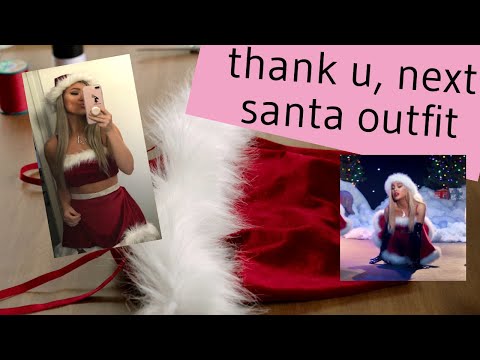 thank u next santa outfit